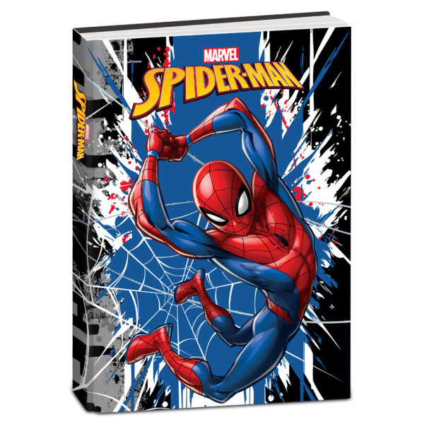 Diario Spiderman 2026/27 10 mesi Imbottito 15x20.5cm Nero su linait