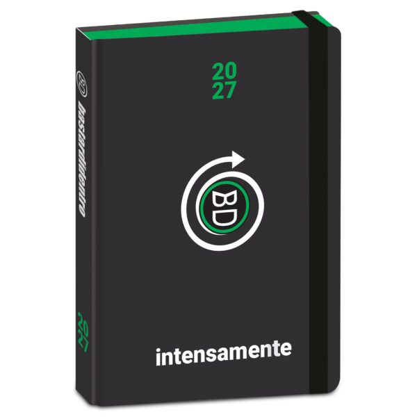 Diario BastardiDentro Intensamente 2026/27 Datato 13x18cm Copertina Morbida con Elastico Nero su linait