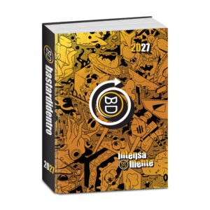 Diario BastardiDentro Intensamente 2026/27 Datato 11.5x16cm Cartonato Oro su linait
