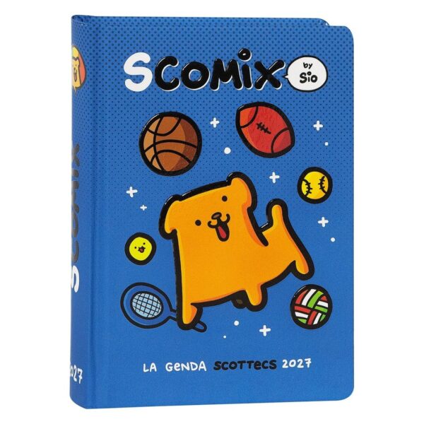 SCOMIX Diario Scuola 2026/27 16 mesi datato Blu 12.5x17cm su linait