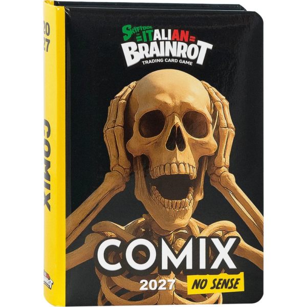 Comix Diario Scuola Skifidol Italian Brainrot 2026/2713 mesi datato Skeleton 13.5x18.5cm su linait
