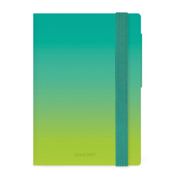 Agenda 16 Mesi Giornaliera Legami Small 2026/2027 Shades of Green su linait