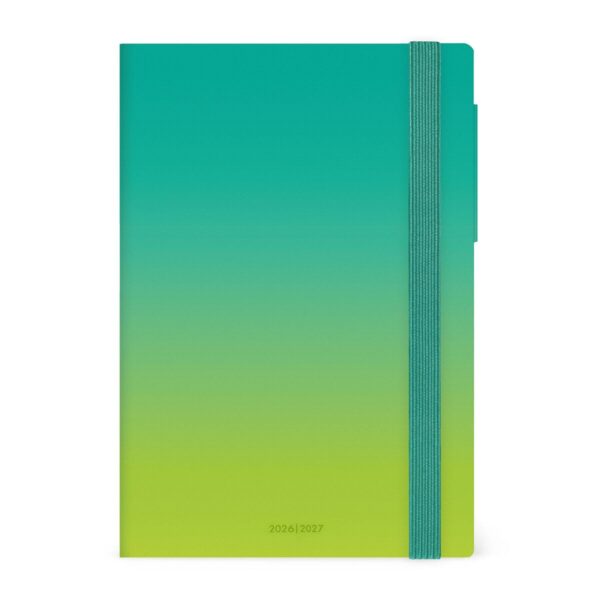 Agenda 16 Mesi Giornaliera Legami Medium 2026/2027 Shades of Green su linait