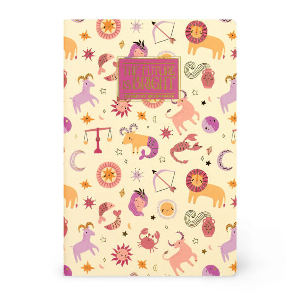 LINED NOTEBOOK - QUADERNO - LARGE - ZODIAC su linait