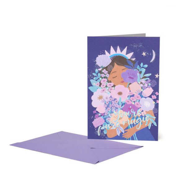 LARGE GREETING CARD - PURE MAGIC su linait