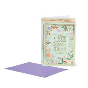 LARGE GREETING CARD - BOOK LOVER su linait