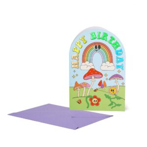 LARGE GREETING CARD - GROOVY RAINBOW su linait
