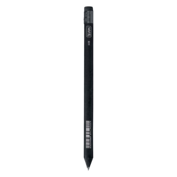PENCIL WITH ERASER - BLACK PENCIL - BLACK - BLACK su linait