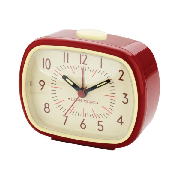 Orologio Sveglia Vintage Alarm Clock Red su linait