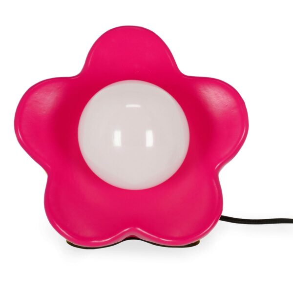 Flower Power Led Table Lamp Shiny Pink su linait