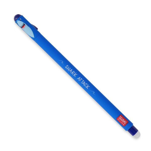 Legami Penna Cancellabile Inchiostro Blu Shark su linait