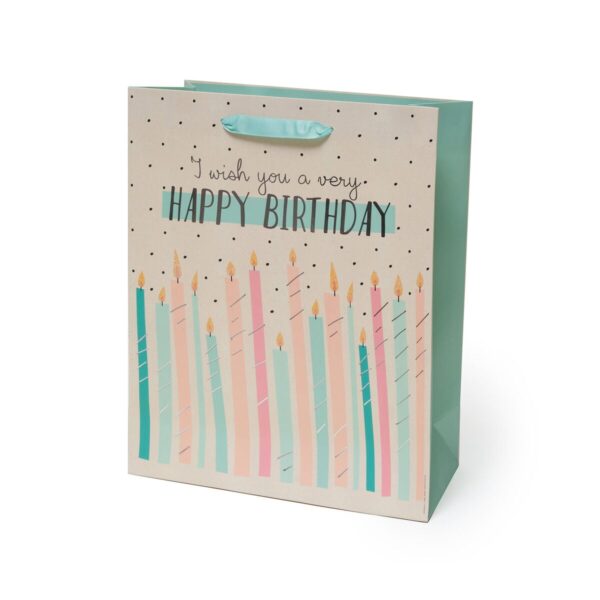 GIFT BAG - LARGE - CANDLES su linait