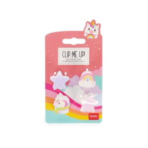 Set di 4 Mini Mollette per Capelli Clip me up! Unicorn su linait