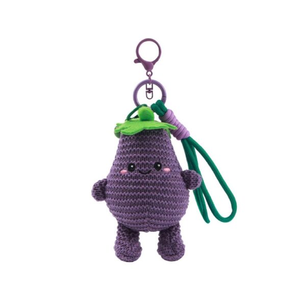 ITotal Portachiavi Crochet Ellie Eggplant