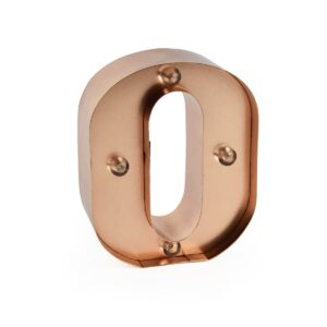 Mini Lettera Decorativa Luminosa Gold Rose O su linait