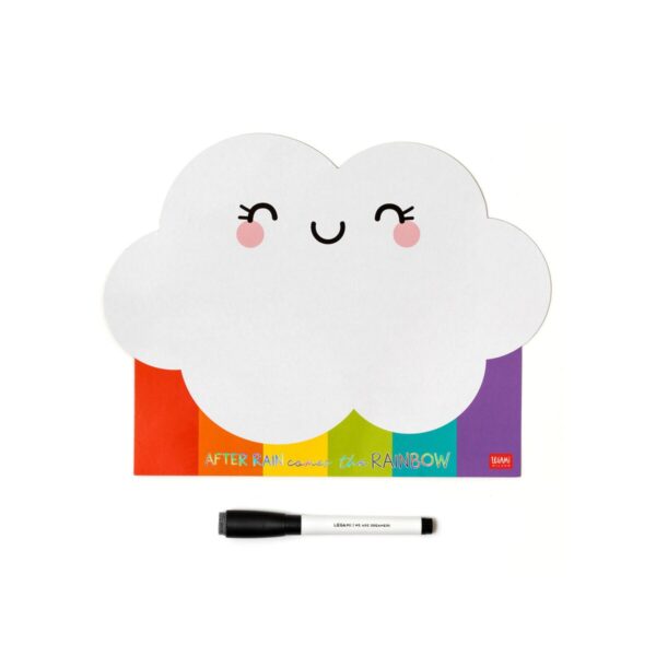 MAGNETIC WHITEBOARD - SOMETHING TO REMEMBER - RAINBOW su linait