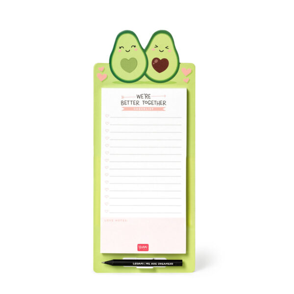 MAGN. NOTEPAD WITH 60 SHEETS - DON'T FORGET - AVOCADO su linait