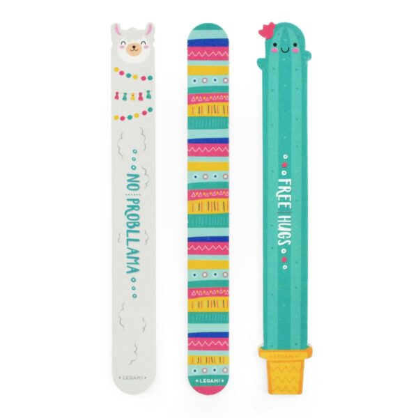 Set di 3 Lime per Unghie Nails Before Males Llama su linait