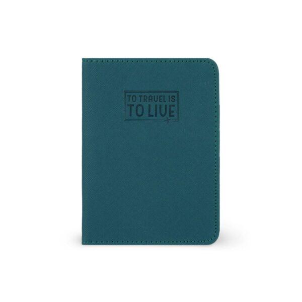 PASSPORT HOLDER - PETROL BLUE su linait