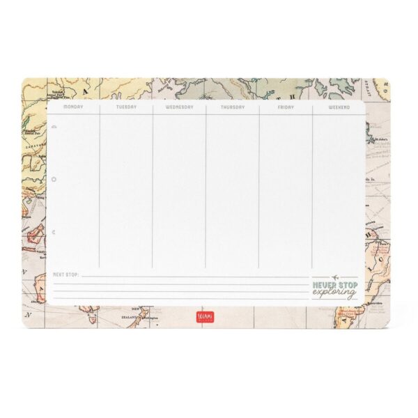 PAPER MOUSEPAD & NOTEPAD - SMART NOTES - TRAVEL su linait