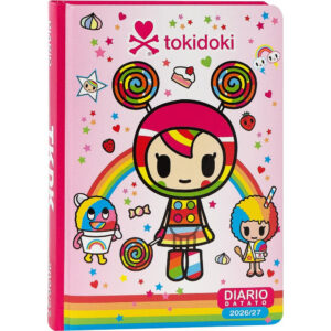 Diario Tokidoki datato 12 Mesi 2026/27 Fuxia 13