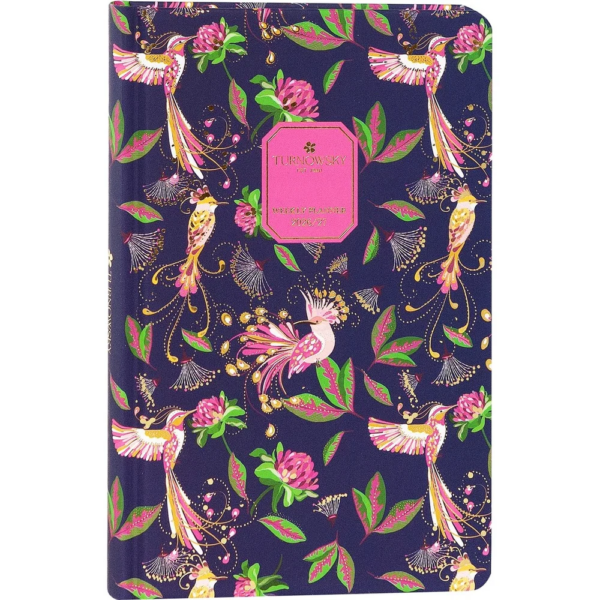 Turnowsky Agenda Settimanale 2026/27 13 mesi datato 12x18.5 cm Bird & Flowers su linait