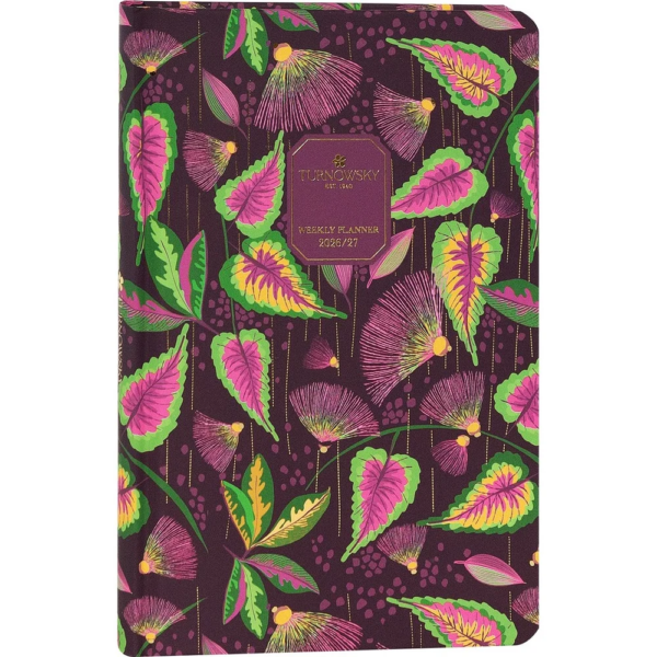 Turnowsky Agenda Settimanale 2026/27 13 mesi datato 12x18.5 cm Jungle su linait