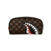 Astuccio Sprayground SHARKS IN PARIS WTF BUBBLE BROWN CHECK su linait