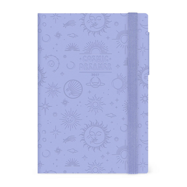 Agenda 12 Mesi Giornaliera Legami Medium 2027 Cosmic Lilac su linait