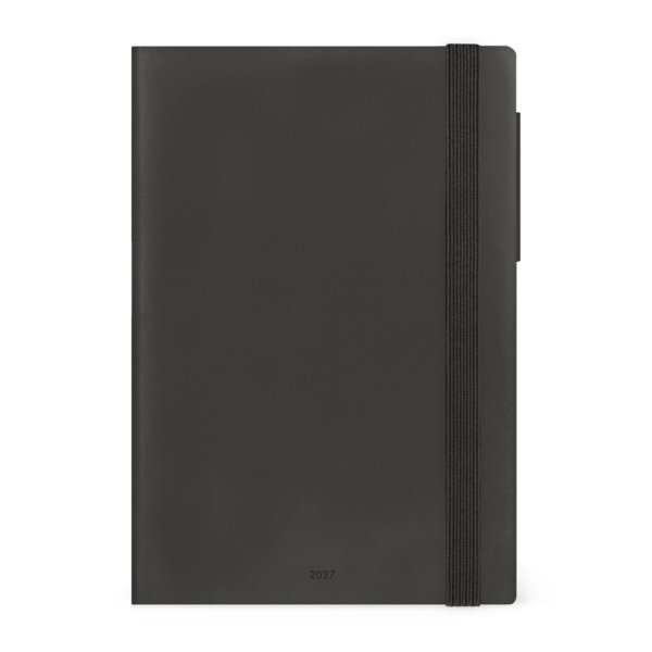 Agenda 12 Mesi Settimanale Legami Medium 2027 Black Suit su linait