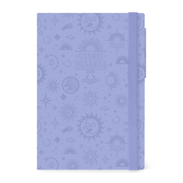 Agenda 12 Mesi Giornaliera Legami Large 2027 Cosmic Lilac su linait