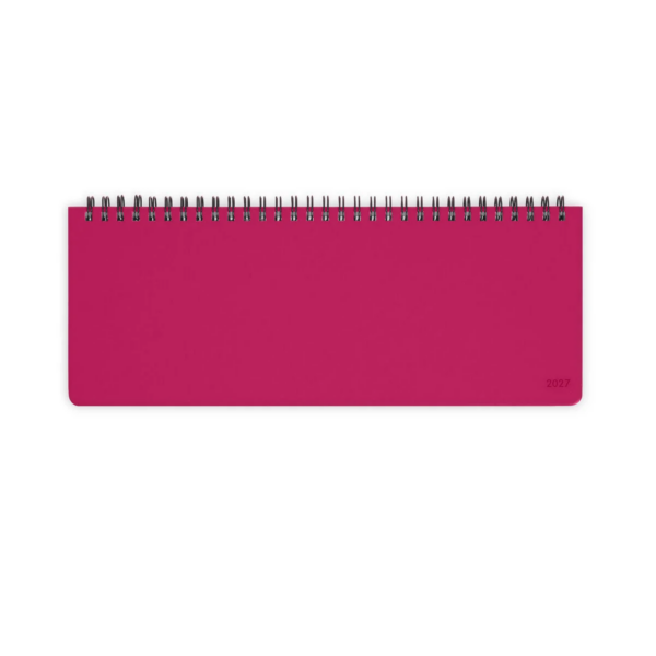 Planner Da Scrivania 12+1 Mesi Legami 2027 Raspberry Jam su linait