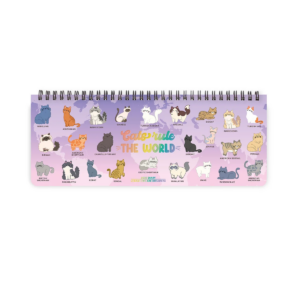 Planner Da Scrivania 12+1 Mesi Legami 2027 Kitty World su linait