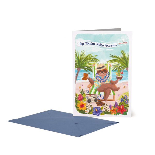 LARGE GREETING CARD - MALE RETIREMEN su linait