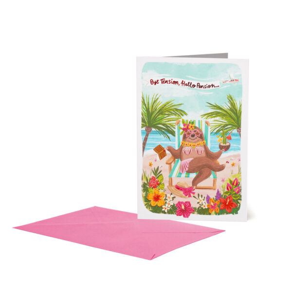 LARGE GREETING CARDS - FEMALE RETIRE su linait