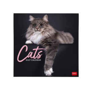 Calendario Da Parete Grande 12 Mesi Legami 2027 30x29 cm Cats su linait