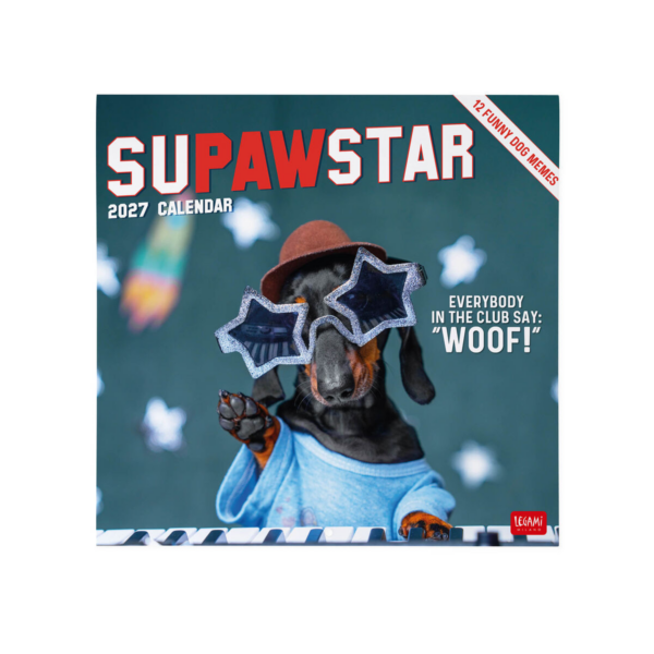 Calendario Da Parete Grande 12 Mesi Legami 2027 30x29 cm Supawstar su linait