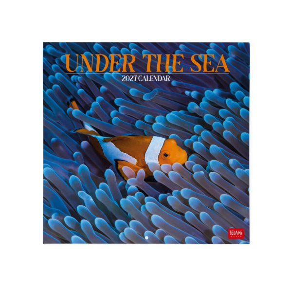 Calendario Da Parete Grande 12 Mesi Legami 2027 30x29 cm Under The Sea su linait