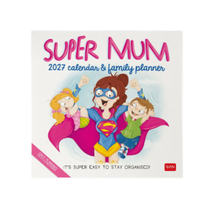 Calendario Da Parete Grande 12 Mesi Legami 2027 30x29 cm Super Mum su linait