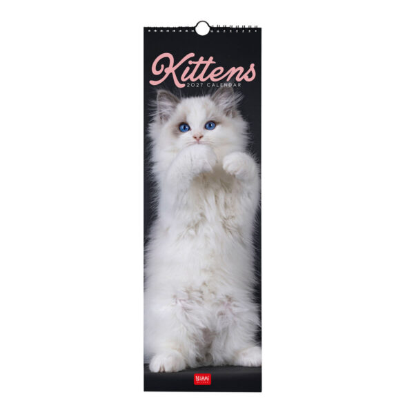 Calendario Da Parete 12 Mesi Legami 2027 16x49 cm Kittens su linait