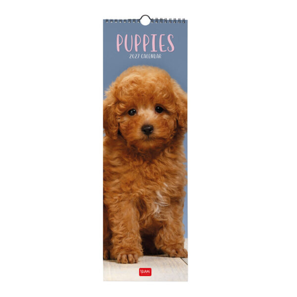 Calendario Da Parete 12 Mesi Legami 2027 16x49 cm Puppies su linait
