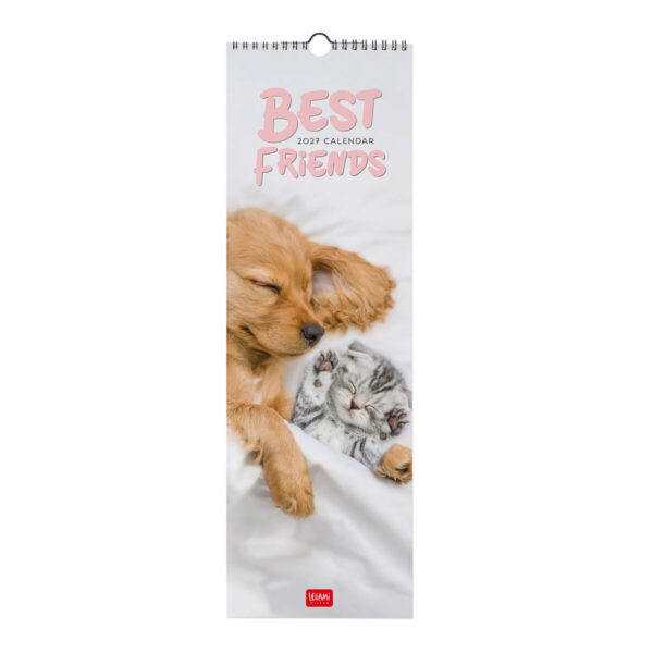 Calendario Da Parete 12 Mesi Legami 2027 16x49 cm Best Friends su linait