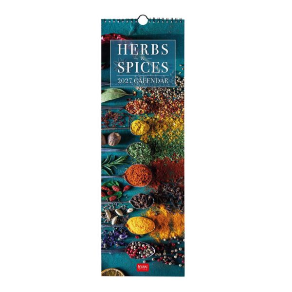 Calendario Da Parete 12 Mesi Legami 2027 16x49 cm Herbs & Spices su linait