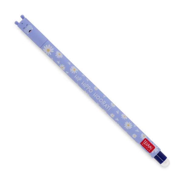 Legami Penna Cancellabile Inchiostro Blu Hippo su linait