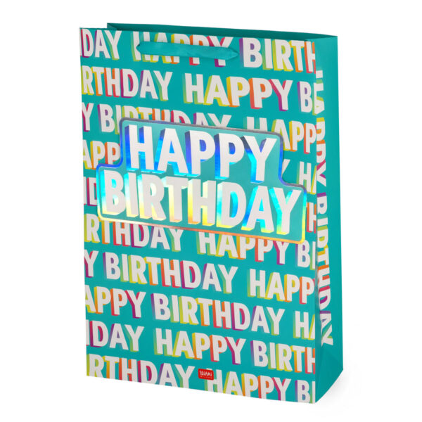 GIFT BAG - X-LARGE - HAPPY BIRTHDAY su linait