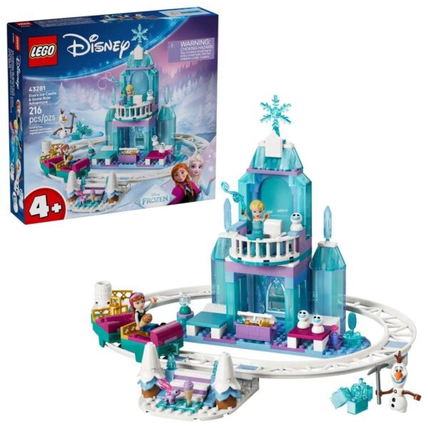 LEGO DISNEY PRINCESS Castello di ghiaccio di Elsa e avventura sulla neve