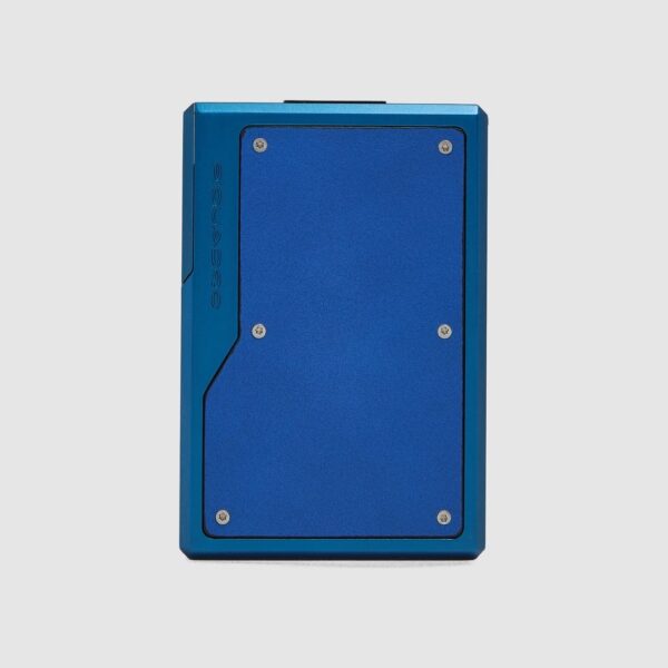 Portacarte Di Credito Piquadro MagSafe In Alluminio e Pelle S145 Blu