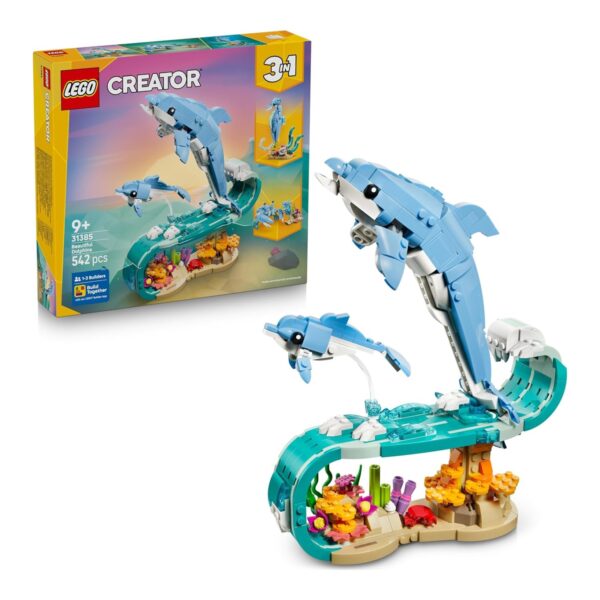 LEGO CREATOR Animali marini: meravigliosi delfini
