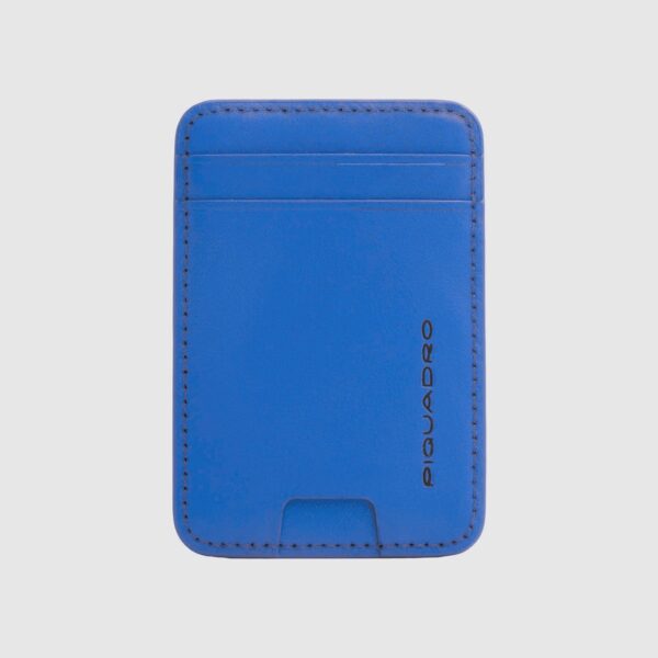 Portacarte Di Credito Piquadro MagSafe In Pelle S145 Blu