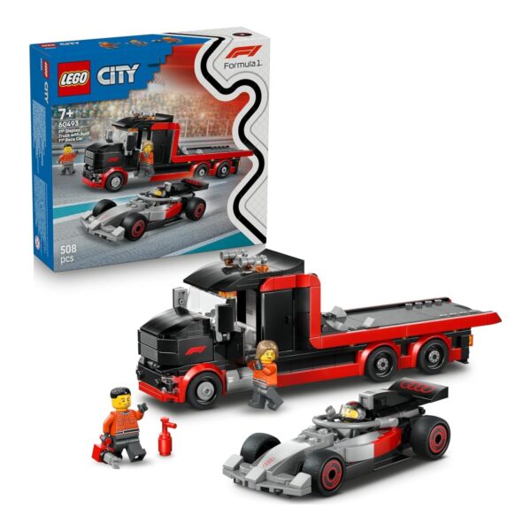 LEGO CITY FORMULA 1 Display Truck F1 con auto da corsa Audi F1